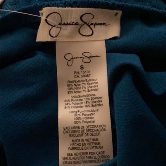 JESSICA Simpson Crochet Halter One Piece Swimsuit - Picture 7 of 8